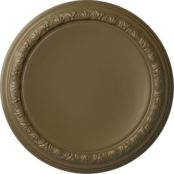 Ekena Millwork Carlsbad Ceiling Medallion (Fits Canopies up to 14 1/4"), 19 1/2"OD x 1 3/4"P, Mississippi Mud CM19CAMMF - main